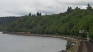 Empty Coal train at Carkeek Park [upl. by Puglia421]