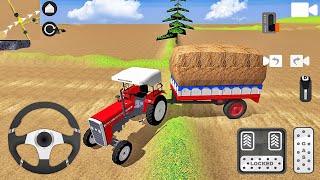 Massey Ferguson Tractor Driving  Indian Tractor Simulator Game  Android Gameplay [upl. by Adlanor782]