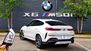 2021 BMW X6 M50i  Part SUV Part Coupe 100 FUN with 523HP [upl. by Marutani]