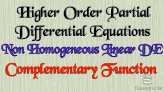 Non Homogeneous Linear Differential Equation [upl. by Llemej794]