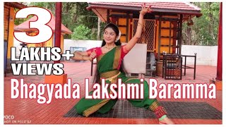 Bhagyada Lakshmi Baramma  Dance Cover  Padma Shalini [upl. by Eus130]