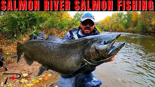 Salmon Fishing New Yorks World Famous Salmon River [upl. by Harli]