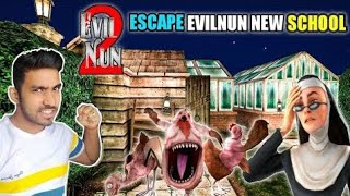 Evil Nun 2  Techno Gamerz Horror Gameplay More Scary Than MrMeat 1 [upl. by Akerboom]