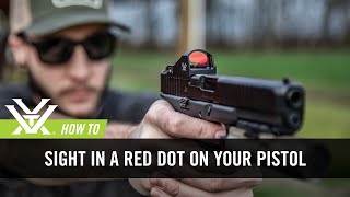 How to Sight In a Red Dot on your Pistol [upl. by Ribble]