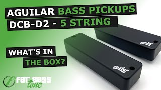 Aguilar AG DCB 5 String Soapbar Bass Pickup What’s In The Box A CloseUp Look [upl. by Schwejda567]