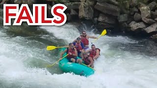 Fails Kayak amp Rafting Fail Compilation [upl. by Aleka463]