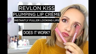 REVLON Kiss Plumping Lip Creme Review [upl. by Costanza]