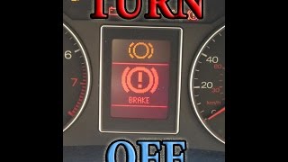 How to Turn OFF Brake Pad Warning Light on ANY Car [upl. by Alhsa564]