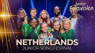 Junior Songfestival 2022 Netherlands  RECAP [upl. by Nohtiek961]