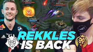 LS  G2 vs MAD Analysis  REKKLES IS BACK ft Nemesis [upl. by Amliv]