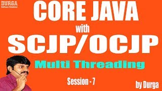 Core Java with OCJPSCJP Multi Threading Part7  synchronization part1 [upl. by Ennirac965]