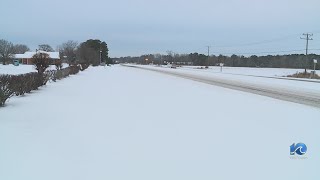 Snowfall in Currituck County [upl. by Ettolrahc641]