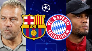 Barcelona vs Bayern Munich UEFA Champions League 2425  TACTICAL PREVIEW [upl. by Yniffit]