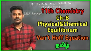 Vant hoff equation 11th chemistry ln08 physical and chemical equalibrium [upl. by Mcloughlin199]