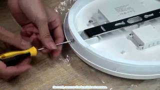 LED Ceiling light Details and installation instruction  iFixit [upl. by Randell]