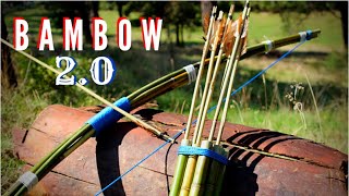 How to make a BAMBOO BOW Bambow 20 [upl. by Steffin740]