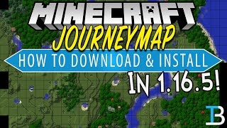 How To Download amp Install JourneyMap in Minecraft 1165 [upl. by Sadira635]