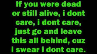 I dont care by Apocalyptica with lyrics [upl. by Indyc]