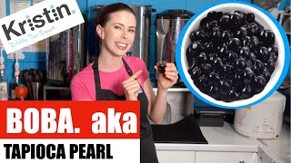 EVERYTHING about BOBA aka Tapioca Pearls How to Cook for Large Shop Cafe Recipe [upl. by Assenad]