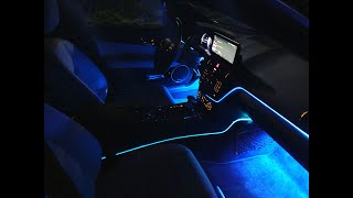 Mercedes w204 Ambient Light RGB Ambientebeleuchtung amp Fußraumbeleuchtung für wenig Geld [upl. by Platt]