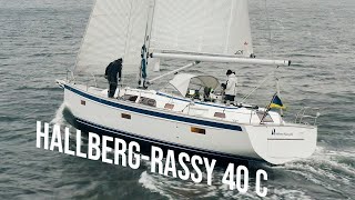 HallbergRassy 40 C  TEST SAILING and GUIDED WALKTHROUGH [upl. by Usanis]