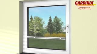 GARDINIA EASYFIX Plissee  Glasfalzmontage [upl. by Imoin603]