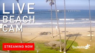 Live Surf Cam Ocean Beach San Diego California [upl. by Ellesor515]