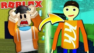 TRANSFORMED INTO BALDI  Roblox Baldi RP [upl. by Emiaj]