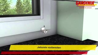 GARDINIA EASYFIX Jalousie  Klemmmontage [upl. by Eremahs]