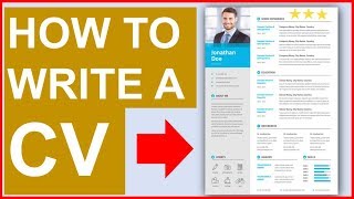 HOW TO WRITE A BRILLIANT CV CV Templates Included [upl. by Margreta781]