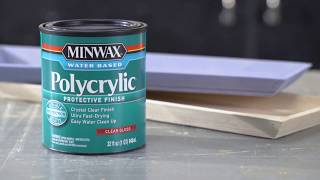 Crystal Clear Protective Finish  Minwax [upl. by Mis]