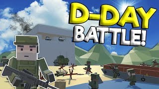 DDAY MILITARY BEACH LANDING BATTLE  Tiny Town VR War Gameplay  Oculus VR Game [upl. by Adaha]