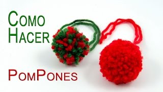 Como Hacer PomPones Muy Facil [upl. by Neb]