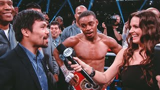 Manny Pacquiao amp Errol Spence FIRST Interview [upl. by Nitin]