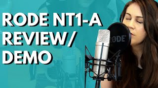 Rode NT1A Microphone Demo  Review [upl. by Martelle]