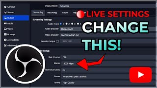 OBS Studio  BEST Streaming Settings for YouTube 2025 [upl. by Nangem42]