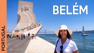 BELEM in Lisbon Portugal from Pastel de Belem to Torre de Belem 😁😋😅 [upl. by Carn591]