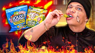 I Tried Viral SPICY SNACKS [upl. by Forrer]