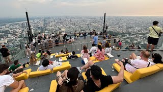 Mahanakhon Skywalk in Bangkok Thailands Tallest Observatory [upl. by Ruder653]