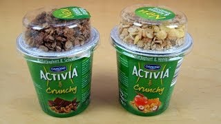 Danone Activia Crunchy Chocolate  Honey [upl. by Aniwde]