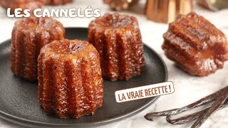 La VRAIE RECETTE des CANNELÉS Bordelais  Recette facile [upl. by Karlie]