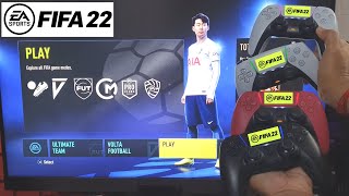 PS4PS5  How to play FIFA22 Local CoOp  Multiplayer amp add 4 Controller [upl. by Amalita]