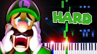 Gloomy Manor from Luigis Mansion Dark Moon  Piano Tutorial [upl. by Viradis]