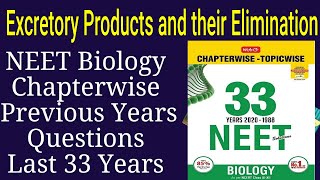 Excretory products and their elimination class 11 neet previous year questions [upl. by Edobalo176]