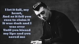 SAM smith  I set fire to the rain Lyrics [upl. by Idnil]