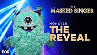 The Monster Is Revealed  Season 1 Ep 10  THE MASKED SINGER [upl. by Calabrese]