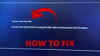 Cannot Start the PS4  Safe Mode Loop  How to Fix [upl. by Lithea106]