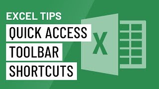 Excel Quick Tip Quick Access Toolbar Shortcuts [upl. by Attenol785]