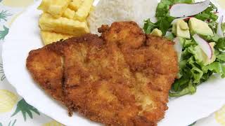 MILANESA DE POLLO FÁCIL Y RÁPIDA [upl. by Ahsikrats562]