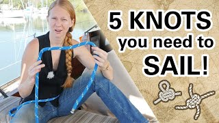 Learn 5 KNOTS for Sailing Capable Cruising Guides [upl. by Llewol]